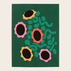 Colorful Abstract Sunflowers Poster Gallery Image 4