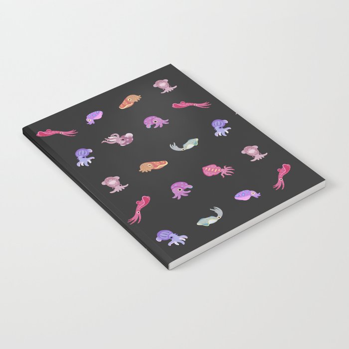 Squids - black Notebook Gallery Image 1