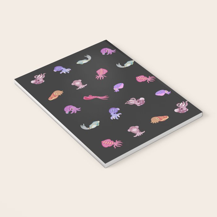 Squids - black Notebook Gallery Image 3