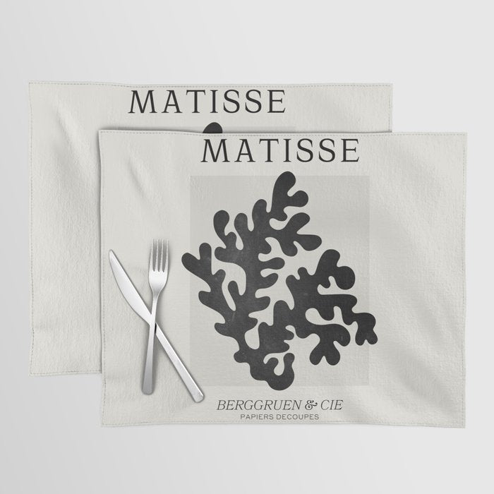 Noir: Matisse Series 03 | Mid-Century Edition Placemat Gallery Image 1