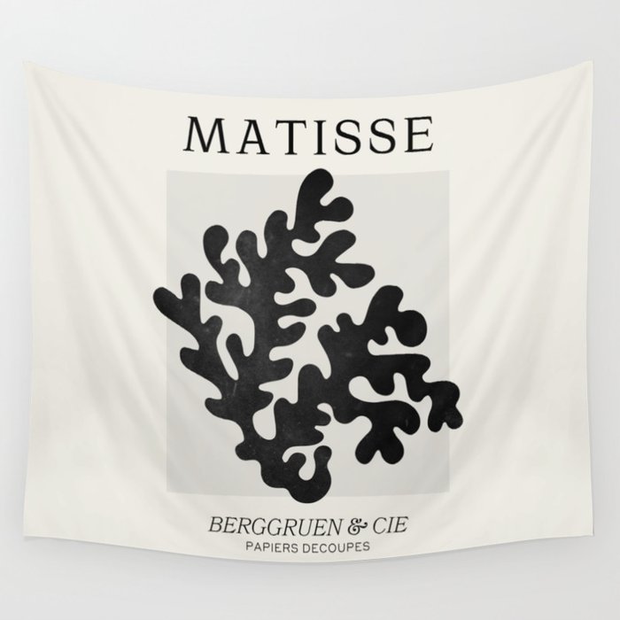 Noir: Matisse Series 03 | Mid-Century Edition Wall Tapestry Gallery Image 4