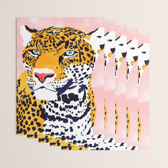 The Leopard Portrait Wrapping Paper Gallery Image 3