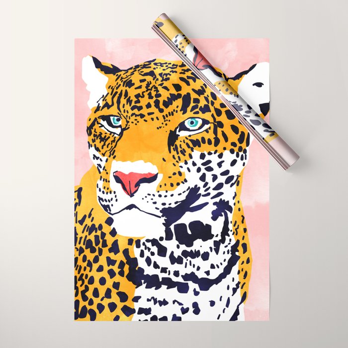 The Leopard Portrait Wrapping Paper Gallery Image 1