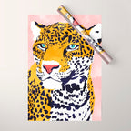 The Leopard Portrait Wrapping Paper Gallery Image 1