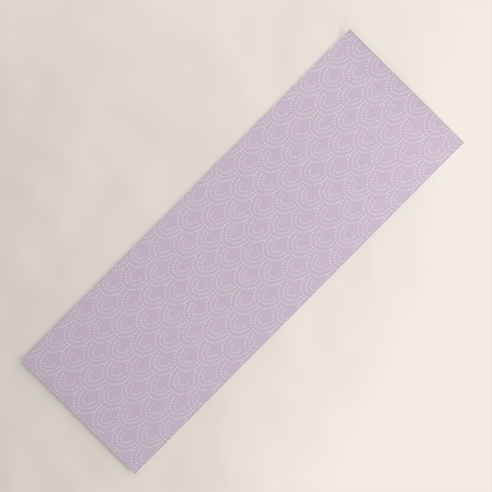 Dotted Scallop - Wisteria Yoga Mat Gallery Image 1