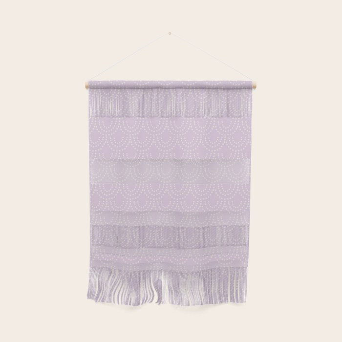 Dotted Scallop - Wisteria Wall Hanging Gallery Image 1