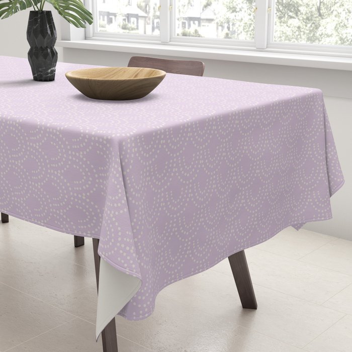 Dotted Scallop - Wisteria Tablecloth Gallery Image 3