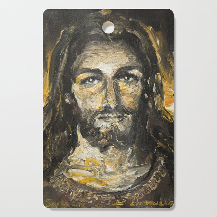 I am the light of the world. (Faustina's Vision) Cutting Board Gallery Image 1