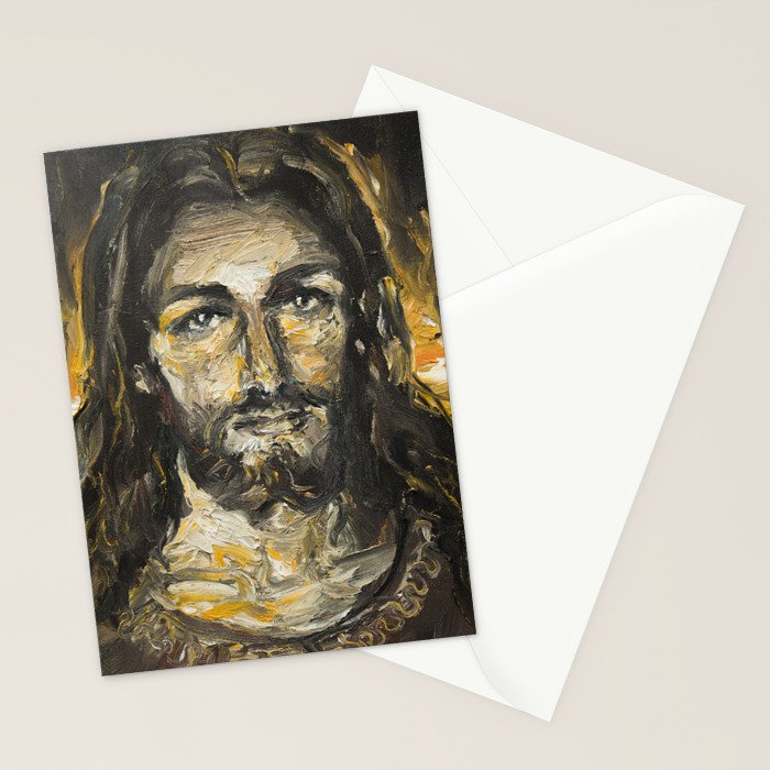 I am the light of the world. (Faustina's Vision) Stationery Card Gallery Image 2