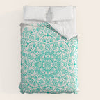 Moroccan Mandala - Turquoise Palette Comforter Gallery Image 6