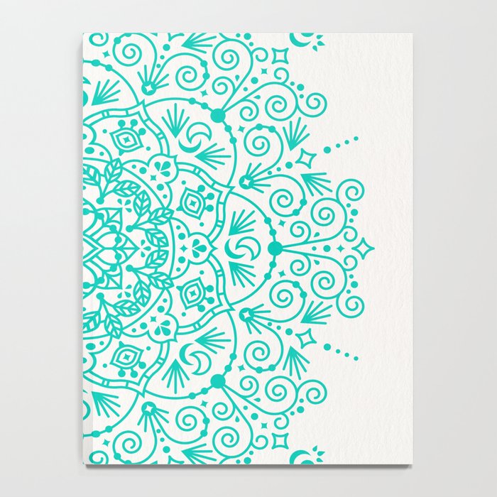 Moroccan Mandala - Turquoise Palette Notebook Gallery Image 4