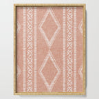 oceania diamond stripes - terracotta Serving Tray Gallery Image 1