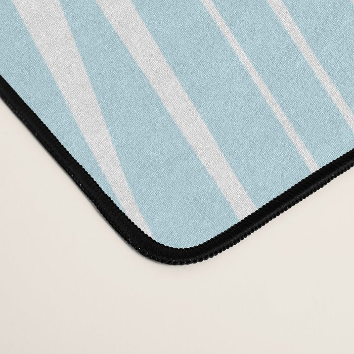 Pastel blue modern simple tropical palm tree Desk Mat Gallery Image 4
