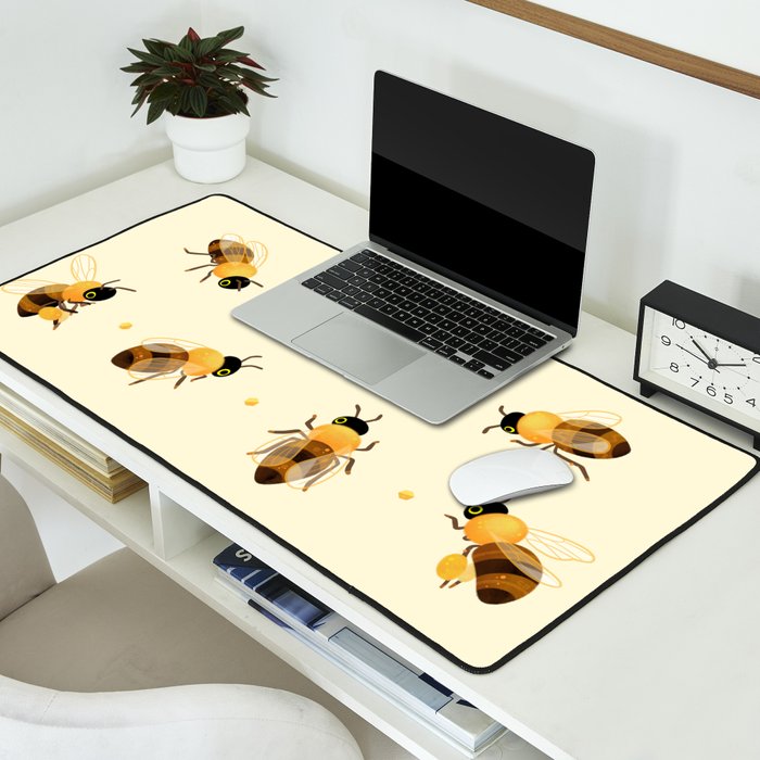 Honey bees Desk Mat Gallery Image 2