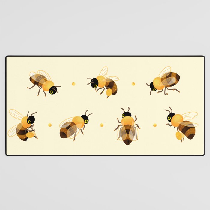 Honey bees Desk Mat Gallery Image 3
