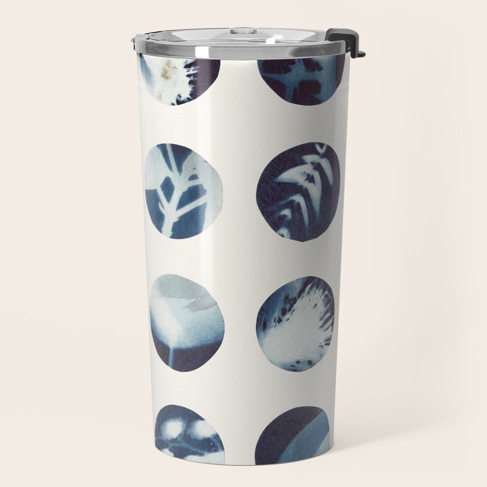 Botanical Cyanotypes Travel Mug Gallery Image 2