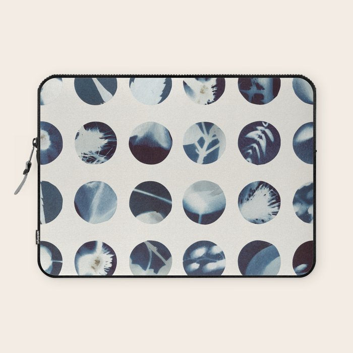 Botanical Cyanotypes Laptop Sleeve Gallery Image 1