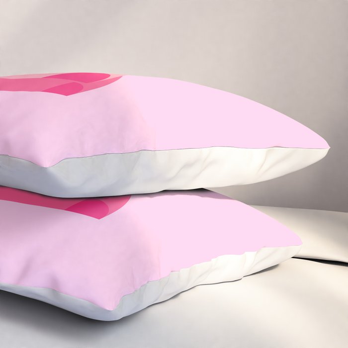 Geometric flamingo Pillow Sham Gallery Image 3