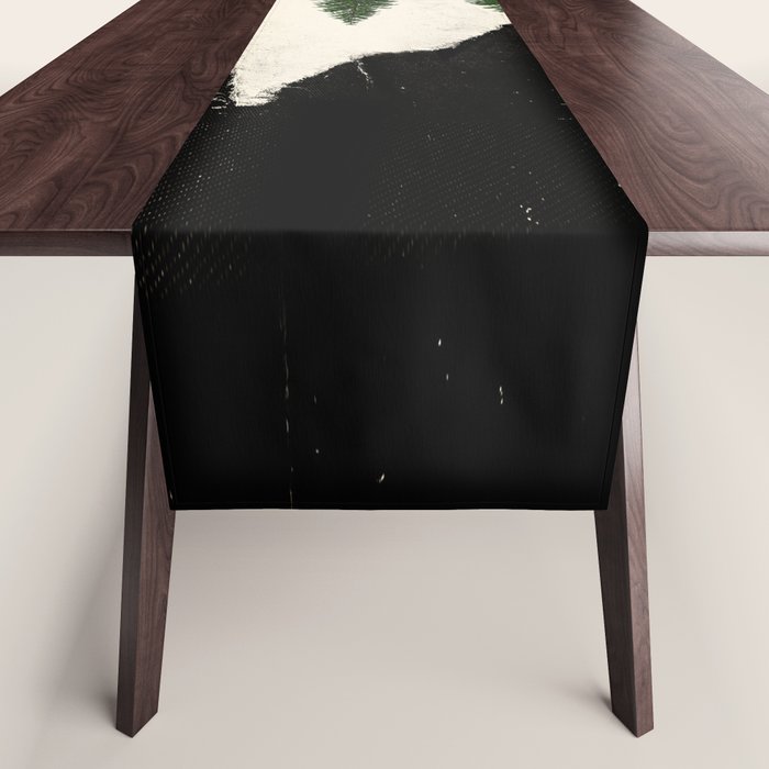 minimal collage/ Forest Table Runner Gallery Image 1