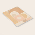 Abstract Bauhaus Shapes - Neutral Colors Notebook Gallery Image 3