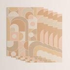 Abstract Bauhaus Shapes - Neutral Colors Wrapping Paper Gallery Image 3