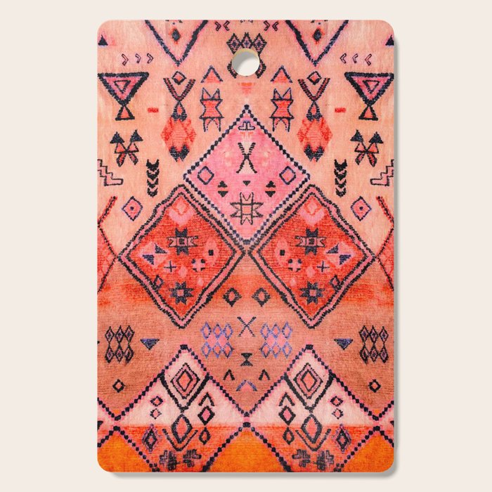 Epic Rustic & Farmhouse Style Original Moroccan Artwork  Cutting Board Gallery Image 1