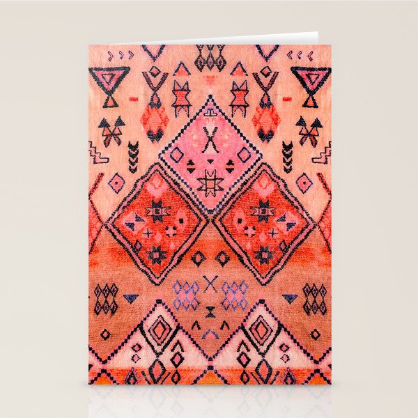 Epic Rustic & Farmhouse Style Original Moroccan Artwork  Stationery Card Gallery Image 2