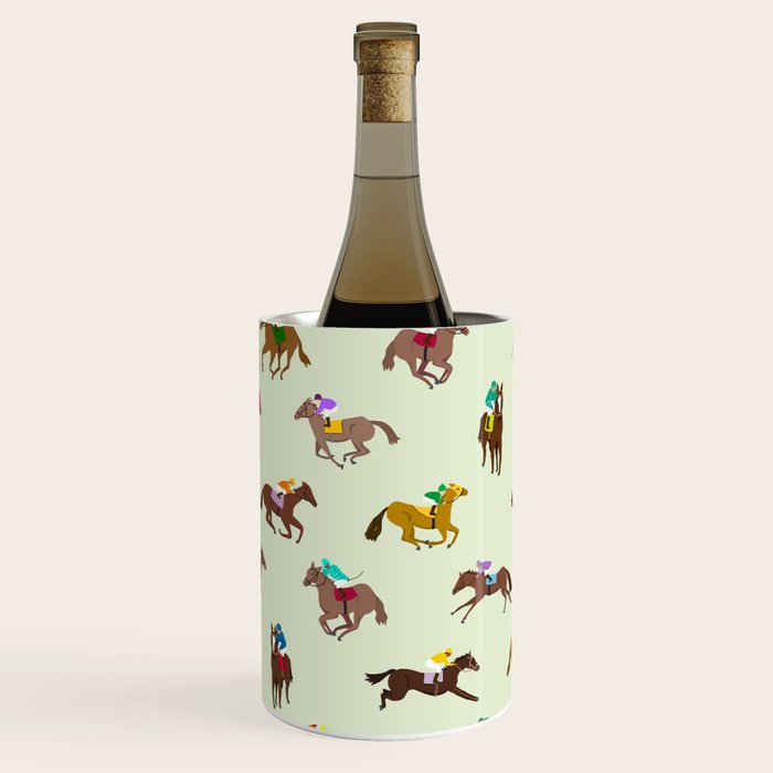 Off to the Horse Races (Mint) Wine Chiller Gallery Image 2