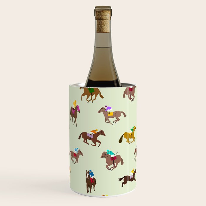 Off to the Horse Races (Mint) Wine Chiller Gallery Image 3