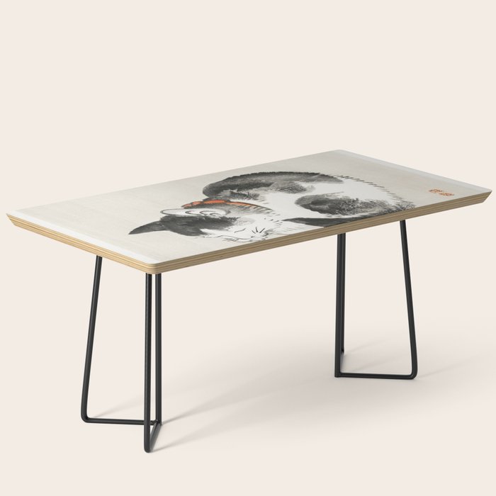 Sleeping cat by KÅno Bairei Coffee Table Gallery Image 1
