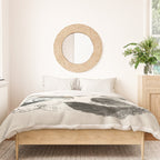 Sleeping cat by KÅno Bairei Duvet Cover Gallery Image 3