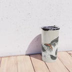 Sleeping cat by KÅno Bairei Travel Mug Gallery Image 4