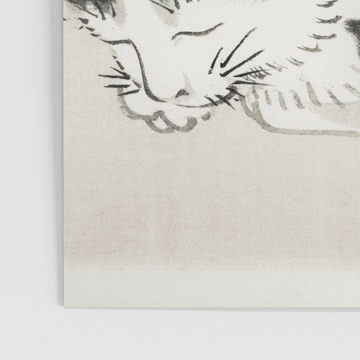 Sleeping cat by KÅno Bairei Poster Gallery Image 3