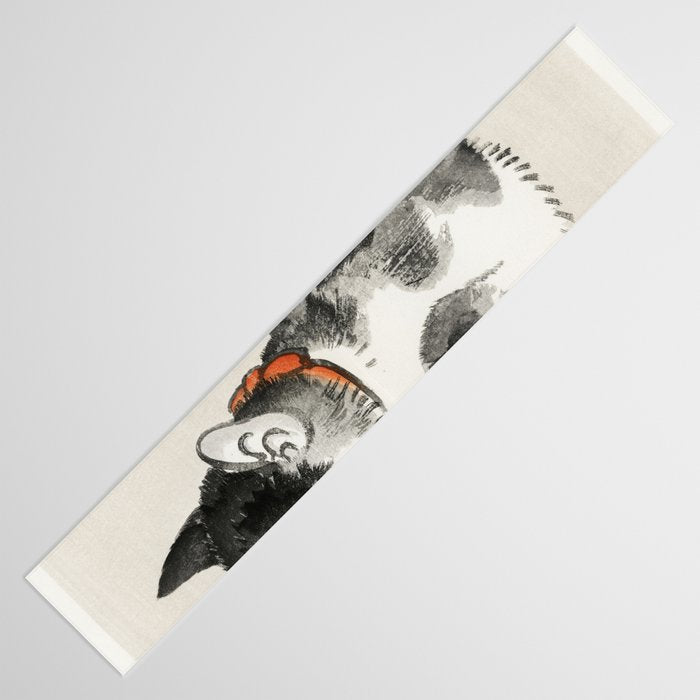 Sleeping cat by KÅno Bairei Table Runner Gallery Image 3