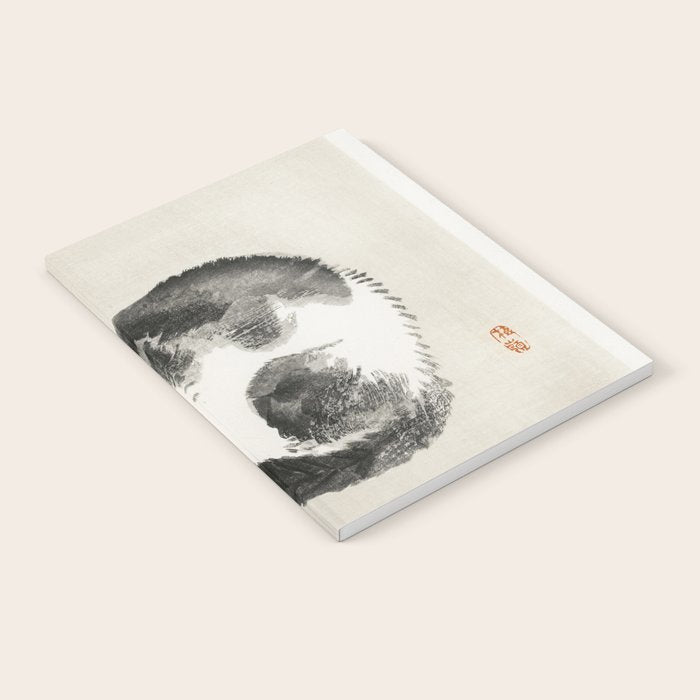 Sleeping cat by KÅno Bairei Notebook Gallery Image 2