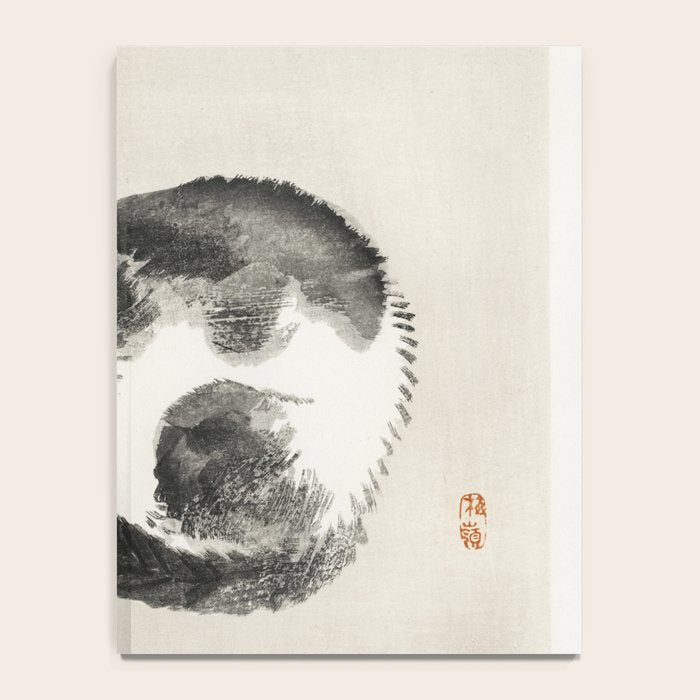 Sleeping cat by KÅno Bairei Notebook Gallery Image 4