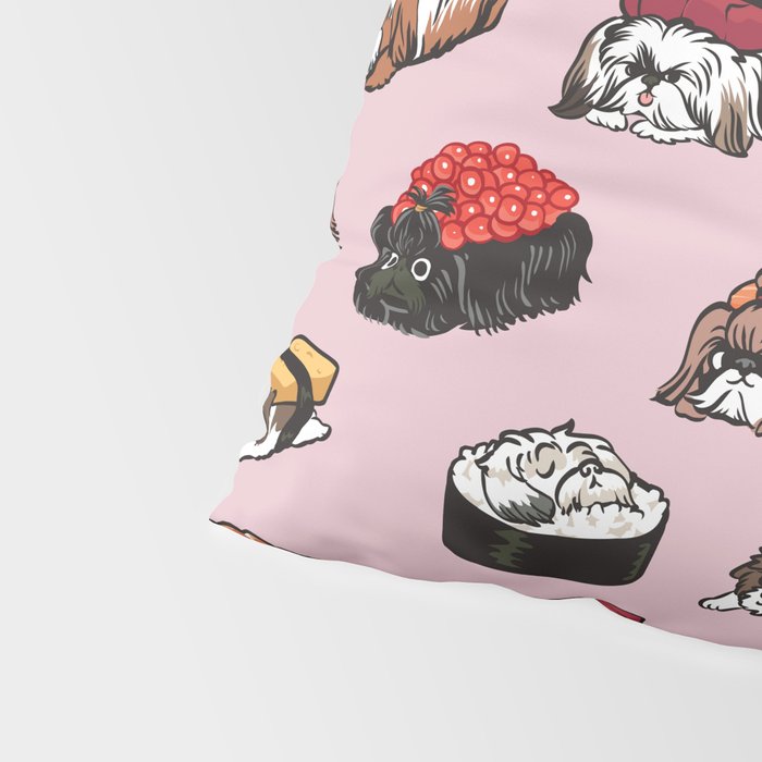 Sushi Shih Tzu Pillow Sham Gallery Image 4