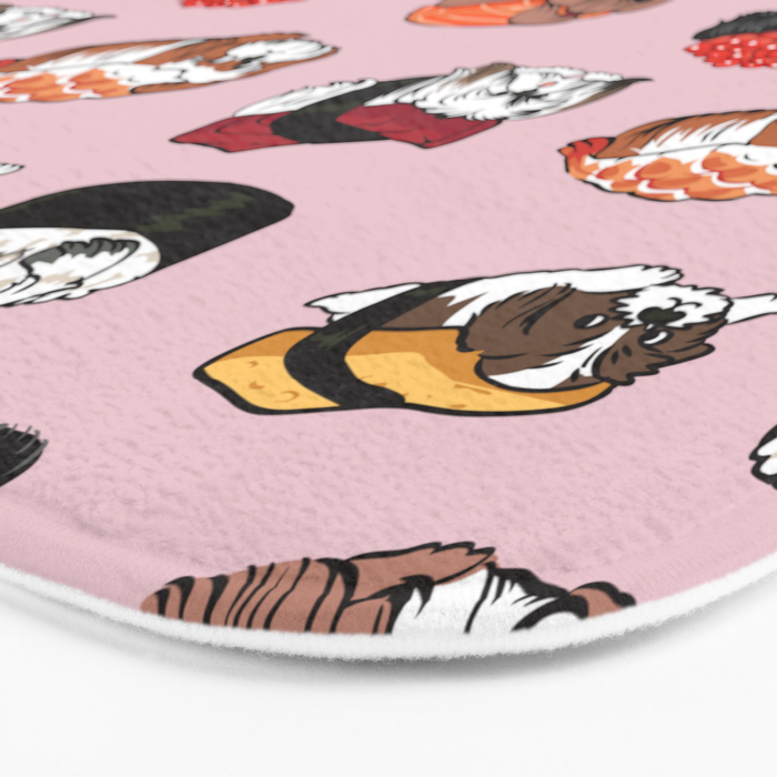 Sushi Shih Tzu Bath Mat Gallery Image 3