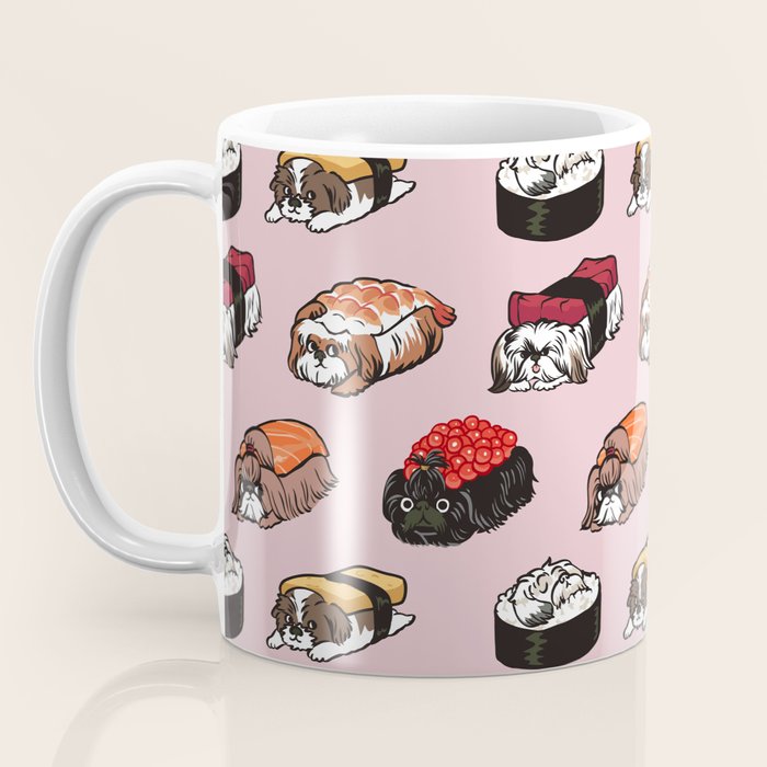 Sushi Shih Tzu Coffee Mug Gallery Image 3