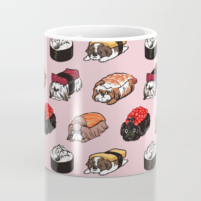 Sushi Shih Tzu Coffee Mug Gallery Image 4