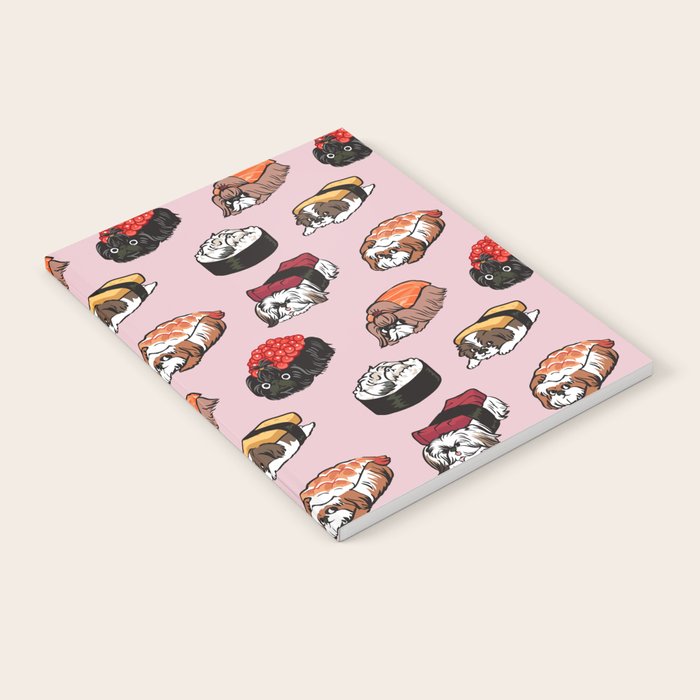 Sushi Shih Tzu Notebook Gallery Image 1