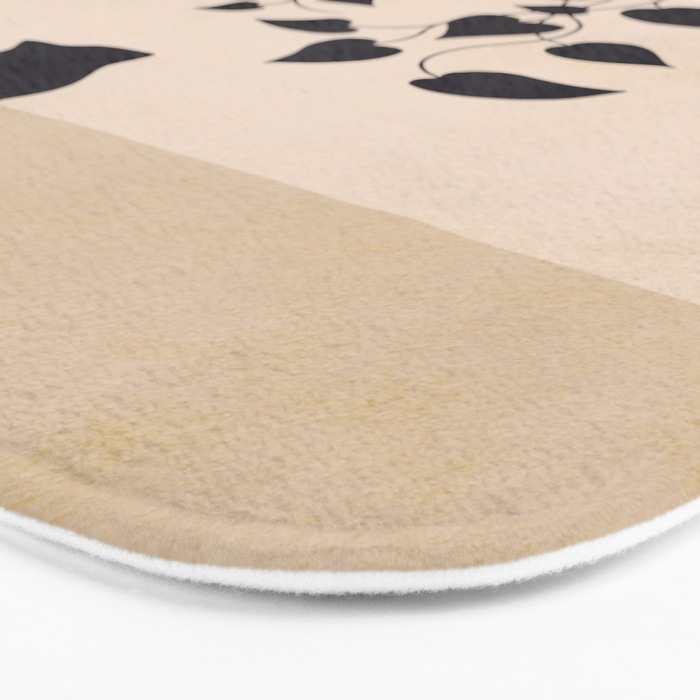 Hanging out with you forever - Cat, Plant and Moon Bath Mat Gallery Image 3