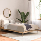 Hanging out with you forever - Cat, Plant and Moon Comforter Gallery Image 2