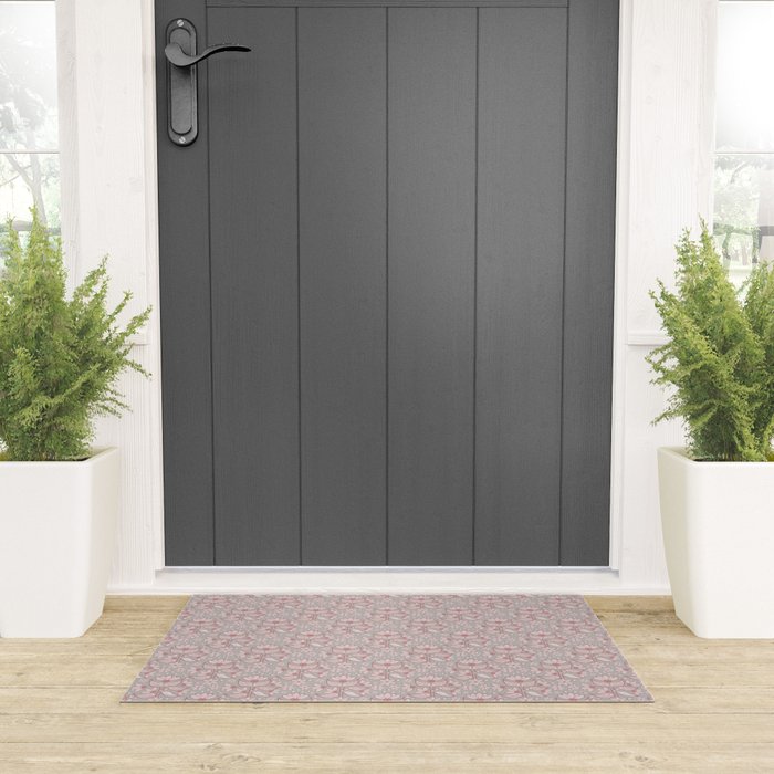Sweet Florentia Pink Welcome Mat Gallery Image 3