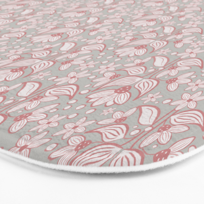 Sweet Florentia Pink Bath Mat Gallery Image 3