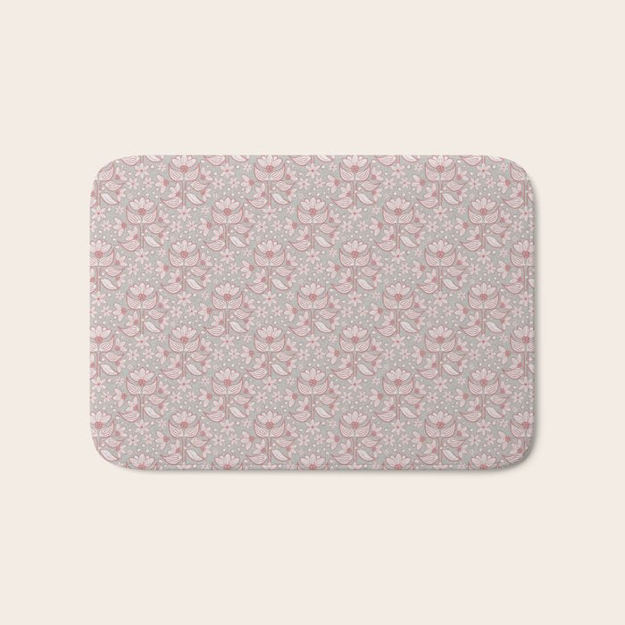 Sweet Florentia Pink Bath Mat Gallery Image 1