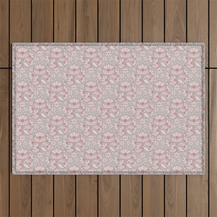 Sweet Florentia Pink Outdoor Rug Gallery Image 1