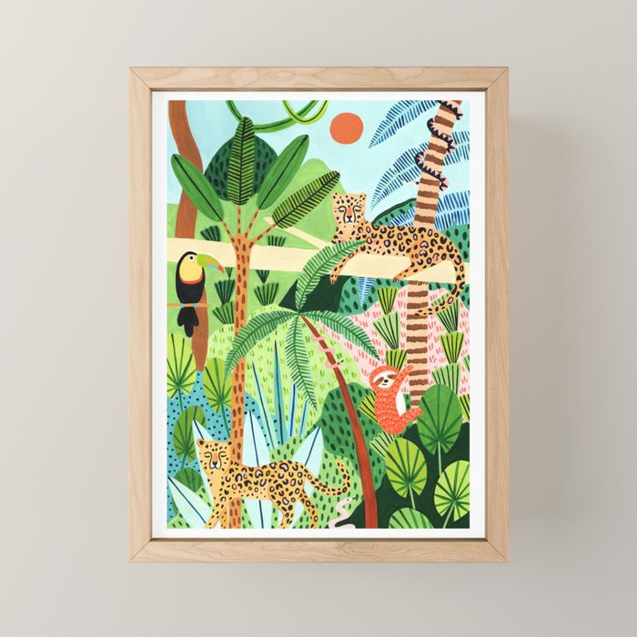 Jungle Pals Mini Art Print Gallery Image 1