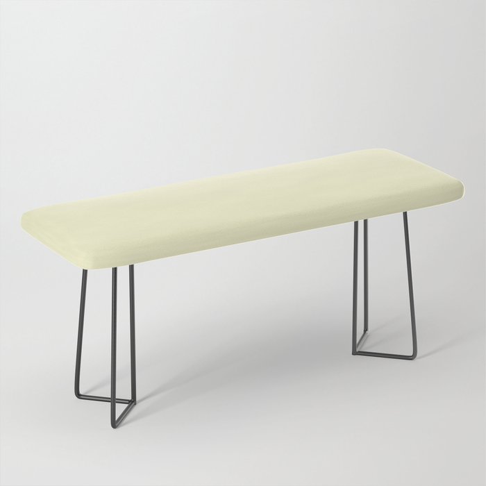 Pastel Lemon Yellow Pale Soft Meringue Yellow Bench Gallery Image 1