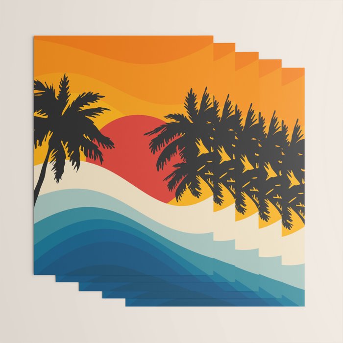 Abstract landscape art #5 Wrapping Paper Gallery Image 3